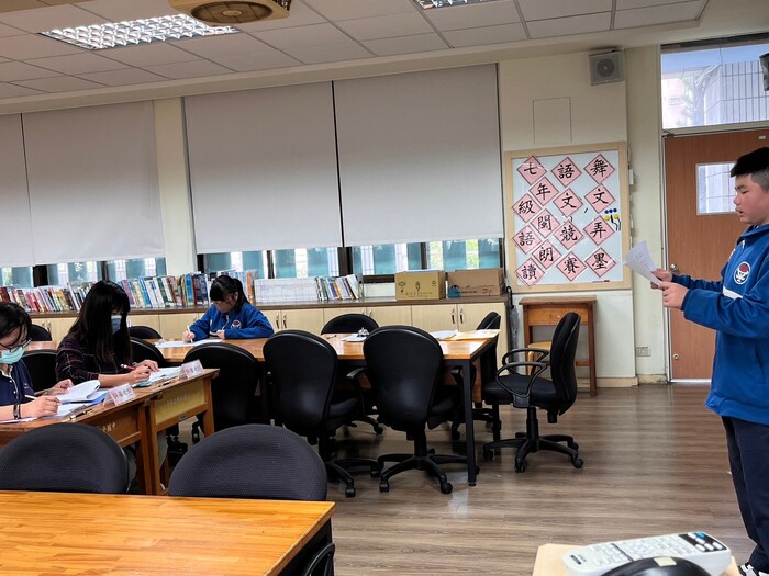 112學年度下學期舞文弄墨語文競賽_朗讀圖片