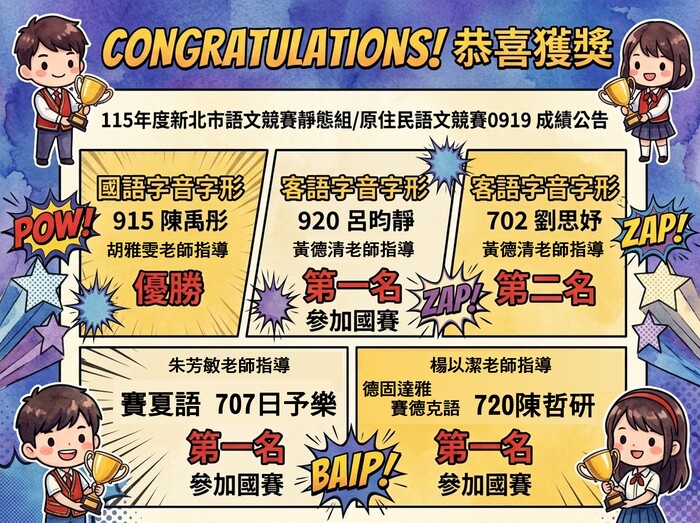 靜態組與原住民語